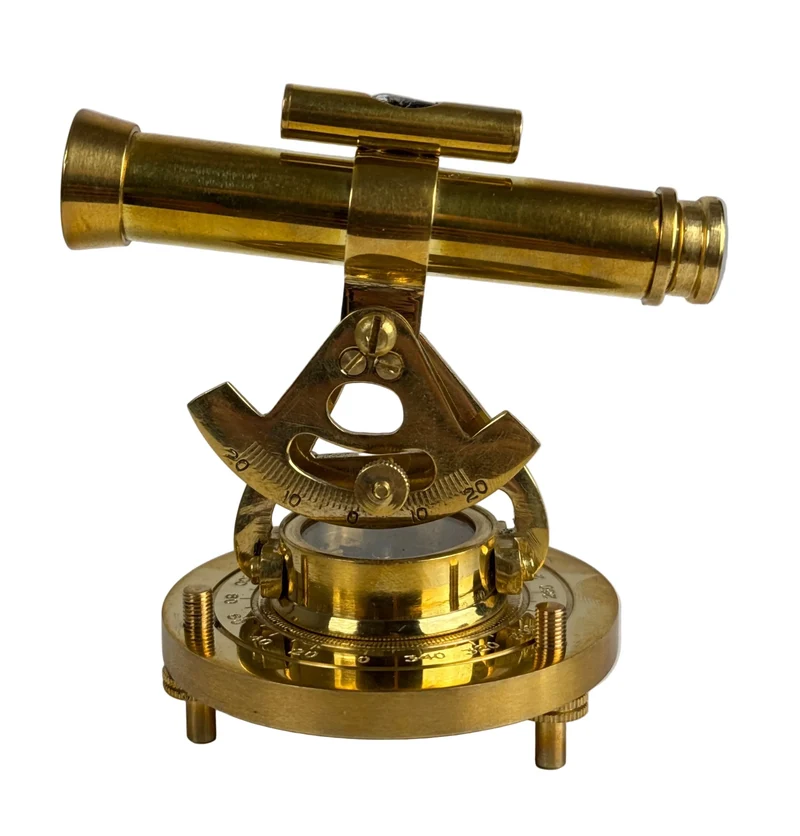 Télescope de table avec alidade (Laiton)