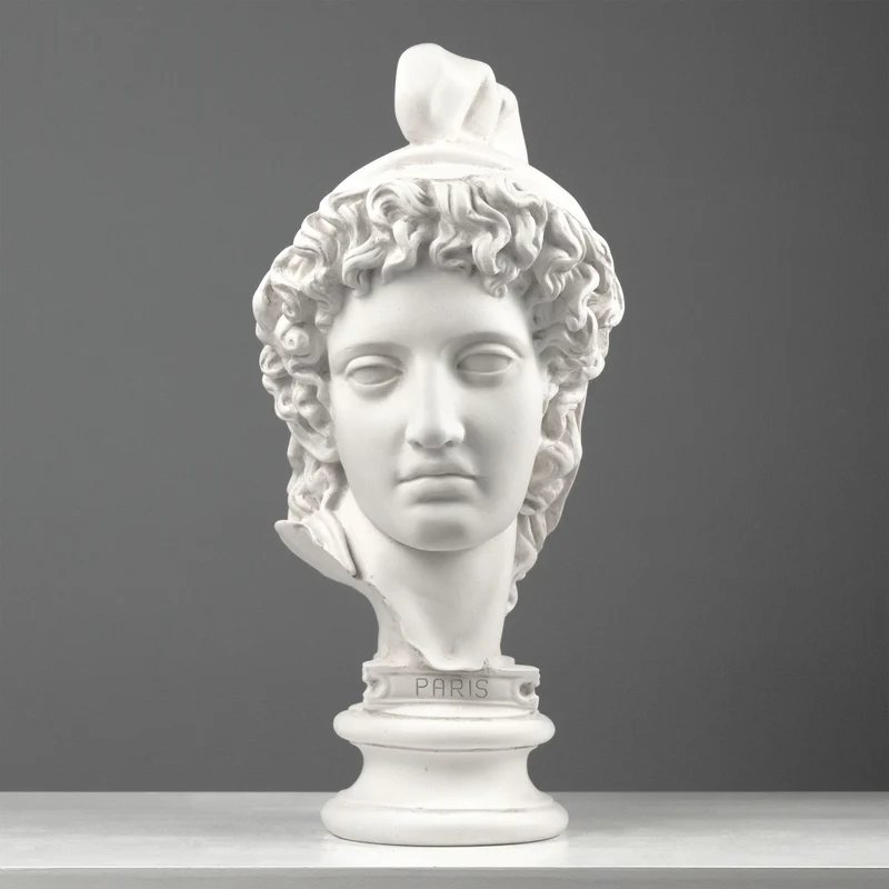 Tête de Paris – Statue inspirée de la mythologie grecque