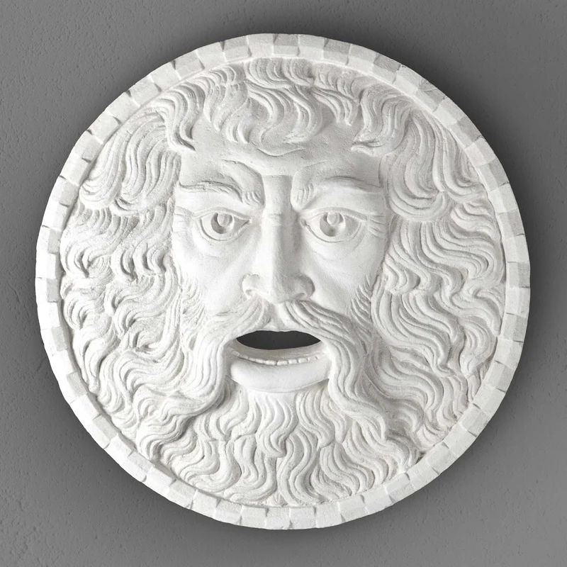 Bas-relief de Chronos - Sculpture murale Bocca