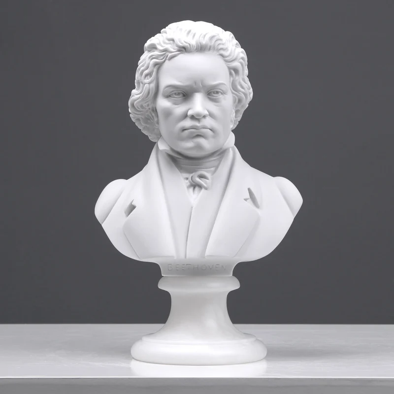 Beethoven Buste Sculpture (Petit)