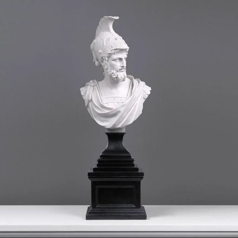 Buste d'Ajax (grande taille) - sculpture en marbre