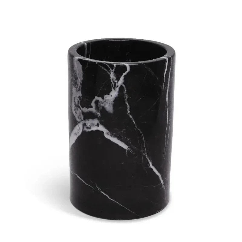 Vase / Rafraîchisseur de Bouteille en Marbre Noir