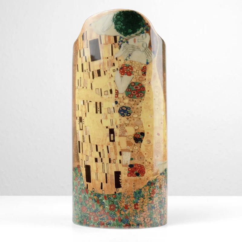 Vase en Céramique "Le Baiser de Klimt"