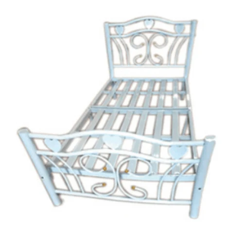 Lit métal hercule blanc 90x190 Eurodesign BF750B90