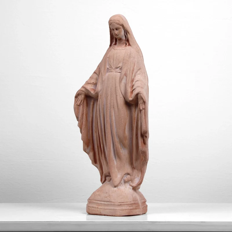 Vierge Marie Statue Jardin Terracotta (Petite)