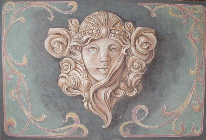Peinture Fresque Renaissance : Art Nouveau