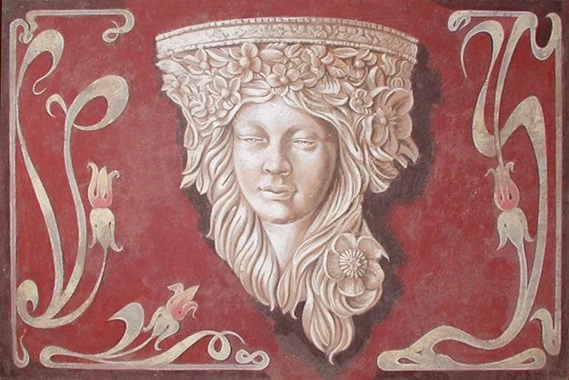 Peinture Fresque Renaissance : Art Nouveau