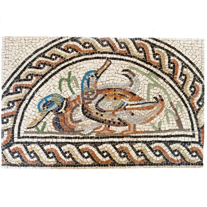 Mosaïque Canards - en marble