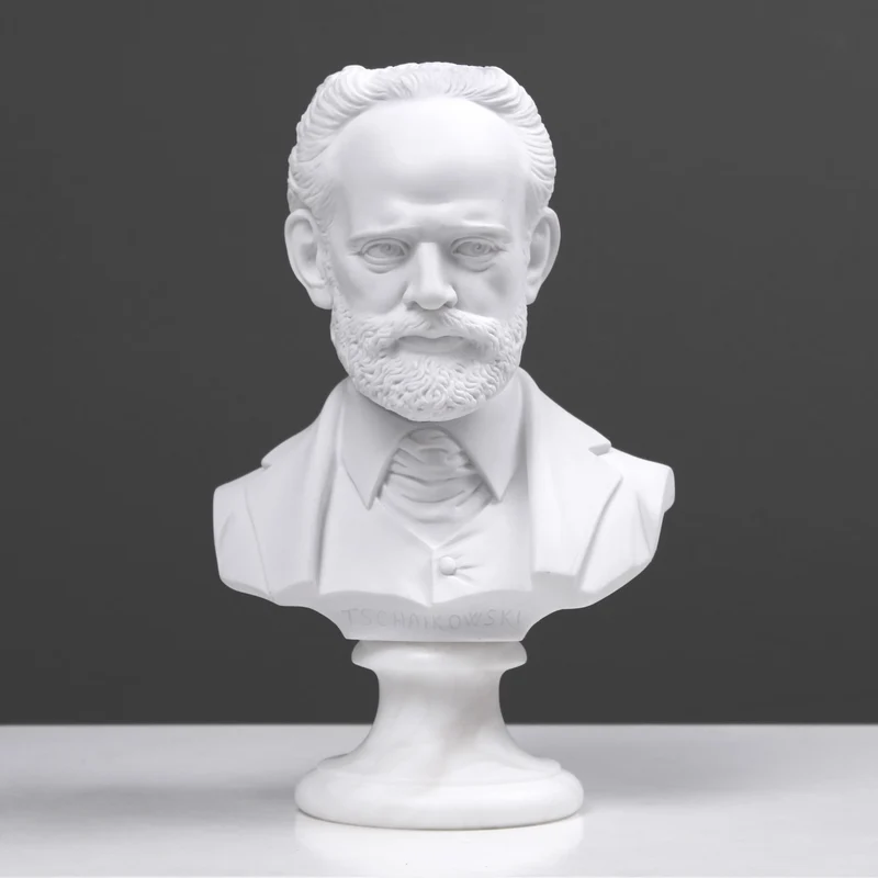 Buste de Tchaikovsky - sculpture en marbre