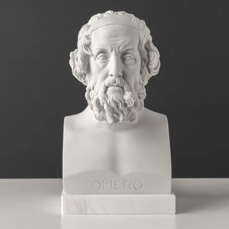 Buste d’Homère — Père de l’épopée et de la mythologie grecques
