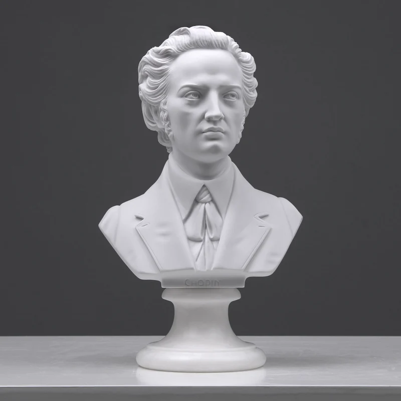 Chopin Buste Sculpture (Petit)