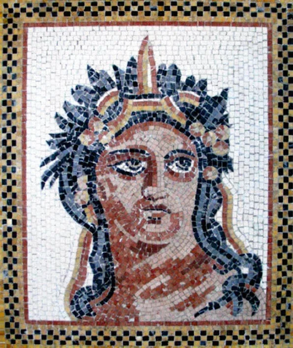 Mosaïque Dionysos - en marble