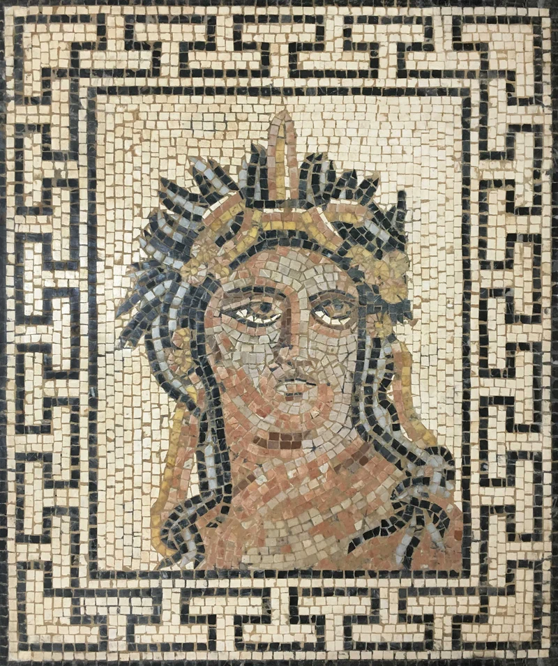 Mosaïque Dionysos - en marble