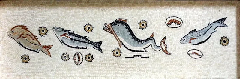 Mosaïque Impluvium - en marble