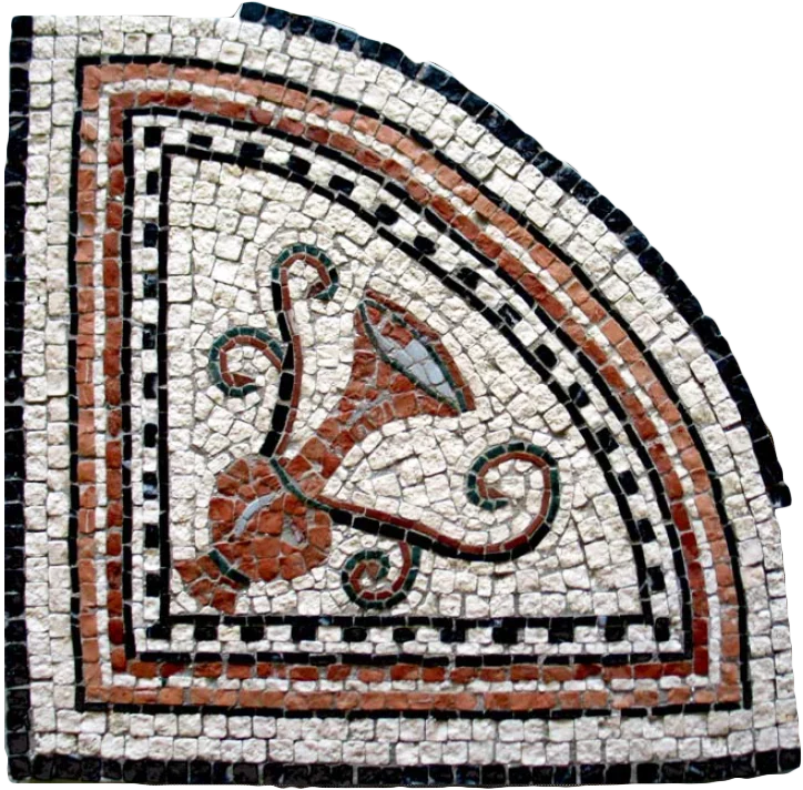 Mosaïque Krater - en marble