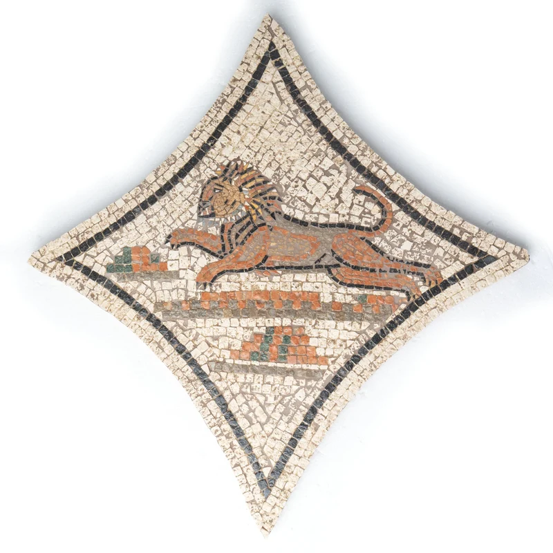 Mosaïque Lion - en marble