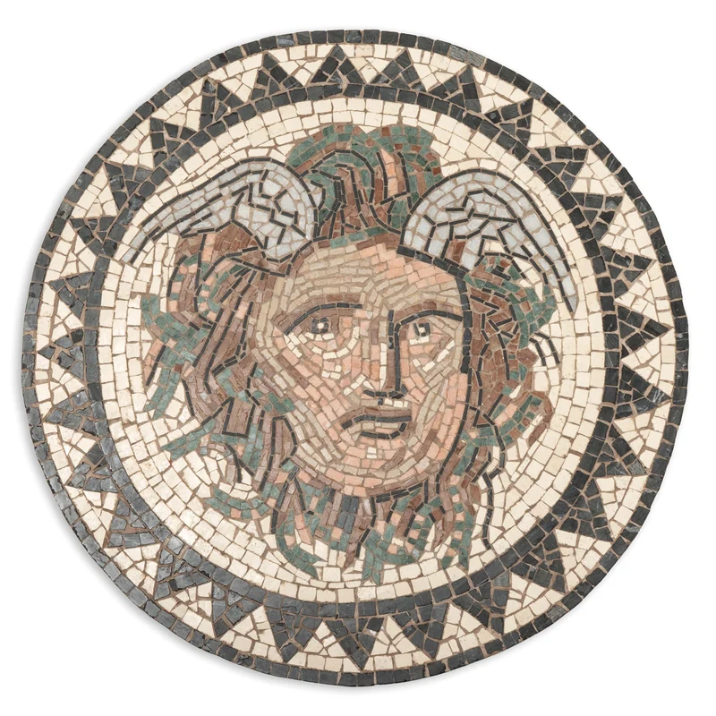 Mosaïque Medusa - en marble
