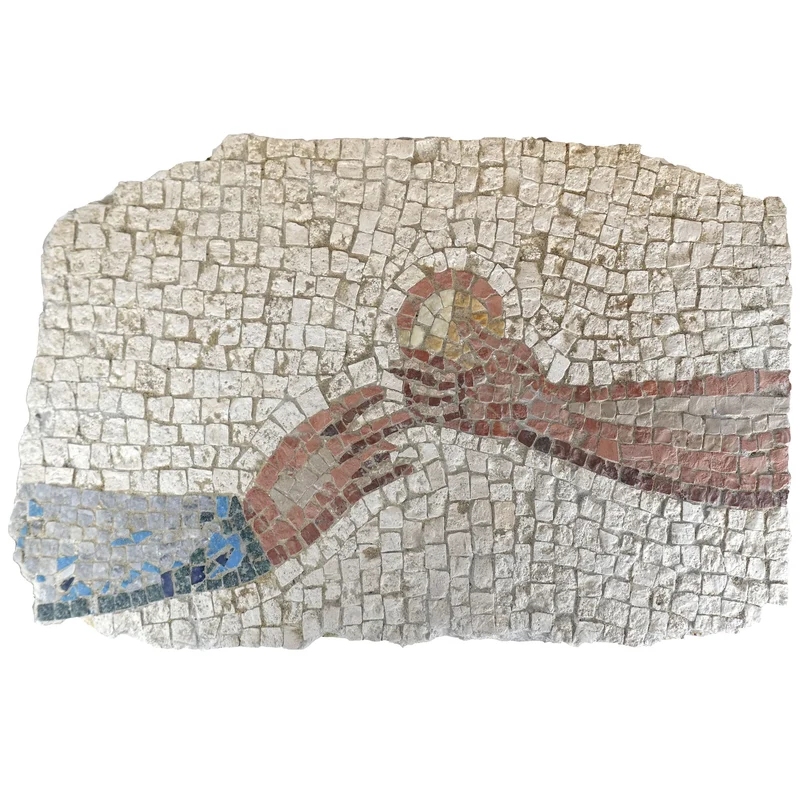 Mosaïque Pomme d'or de la discorde - en marble