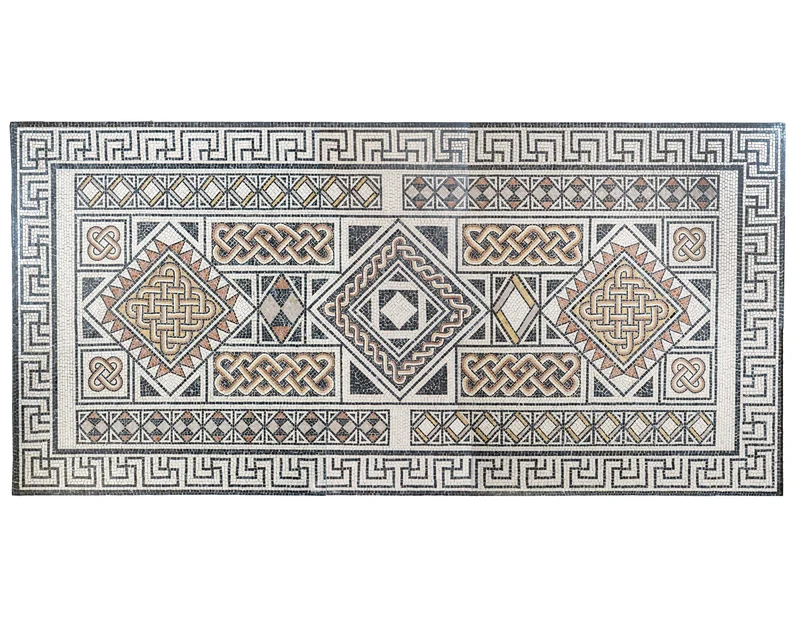 Mosaïque Tapis géométrique - en marble