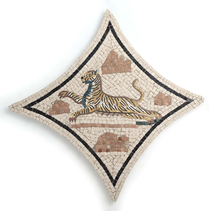 Mosaïque Tigre - en marble