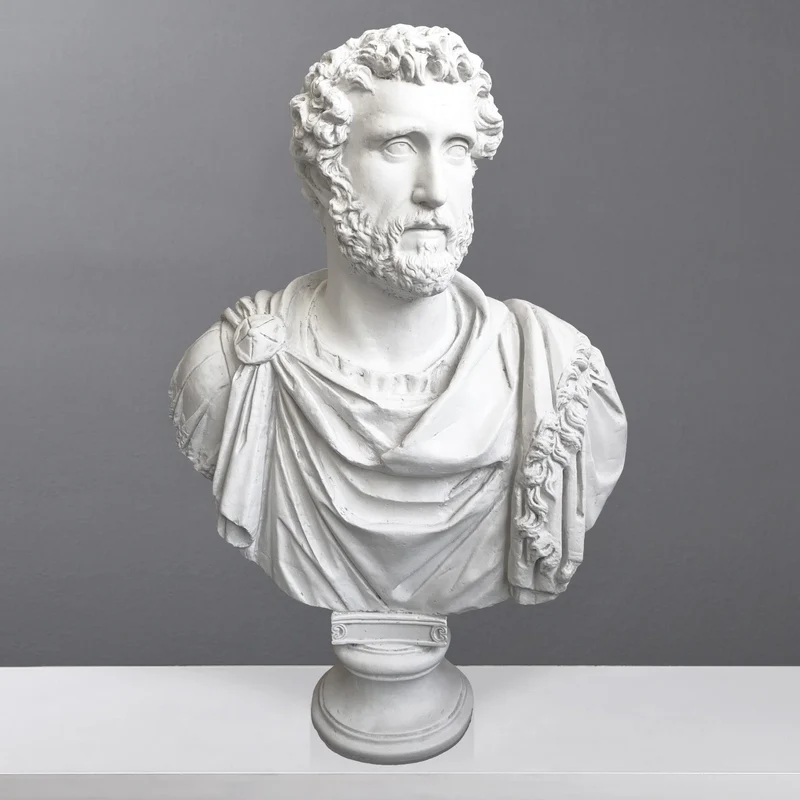 Buste d'Antonin le Pieux - Empereur romain - sculpture en marbre