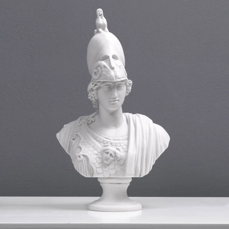 Buste d'Athéna - sculpture en marbre