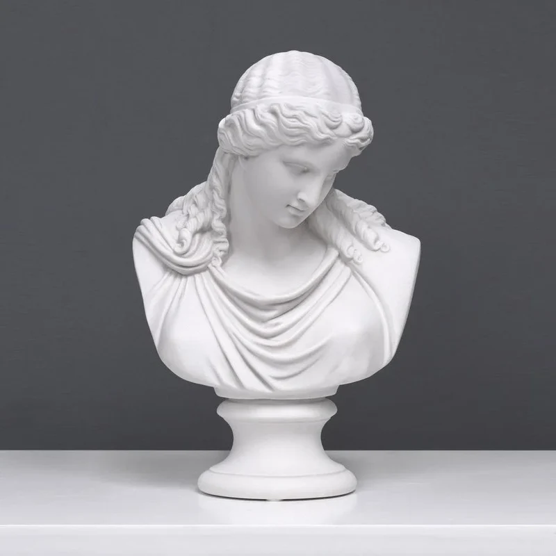 Buste d'Eiréné - déesse de la paix - sculpture en marbre