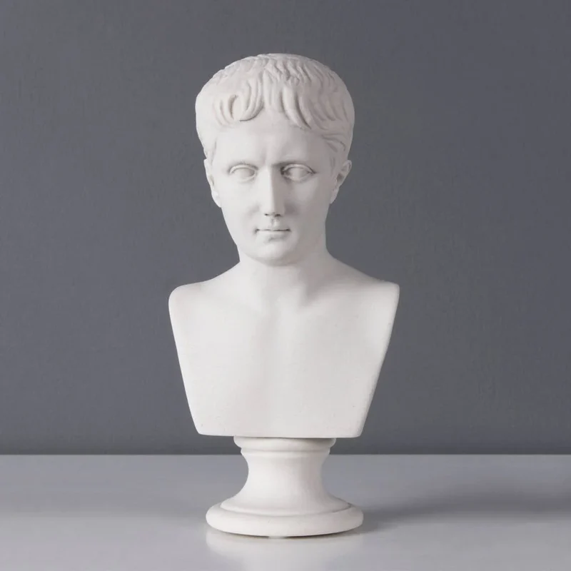 Buste d'Octavius (petite taille) - sculpture en marbre