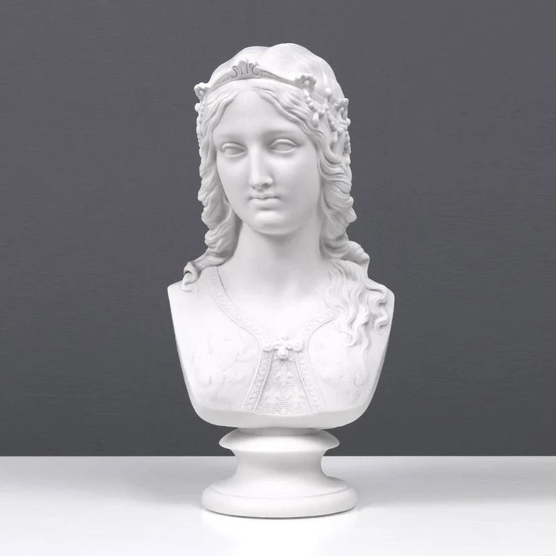 Buste d'une princesse - sculpture en marbre