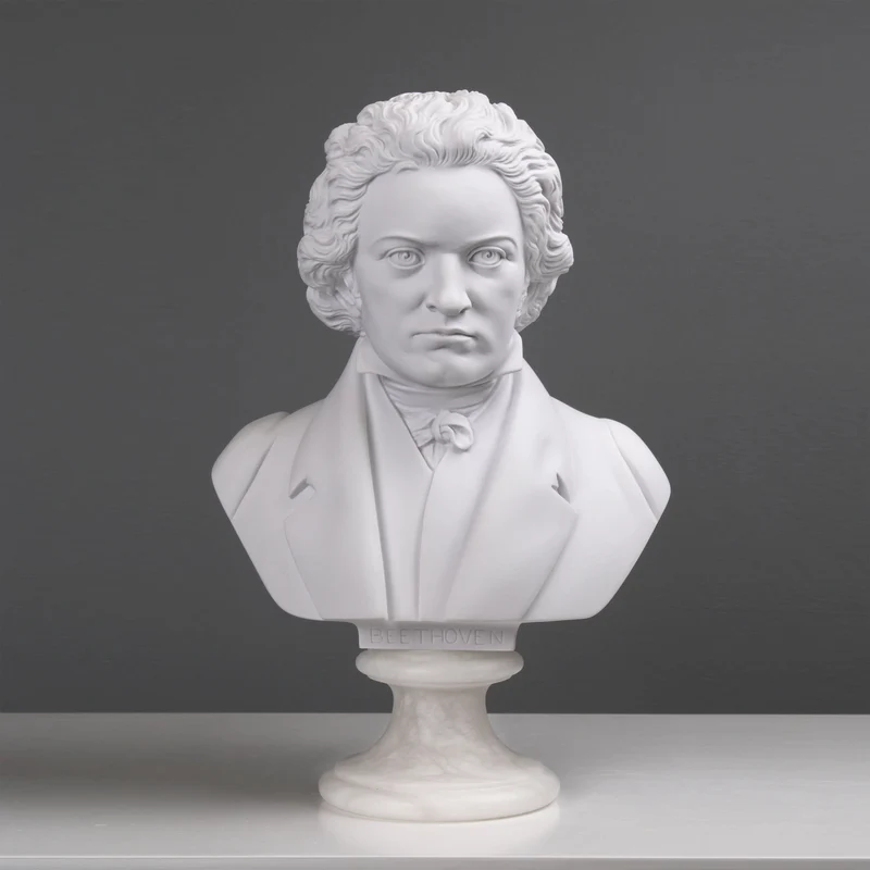 Buste de Beethoven - sculpture en marbre