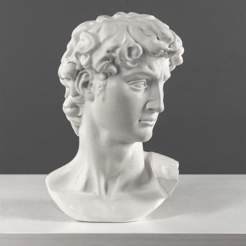 Buste de David par Michel-Ange (Grand Modèle)