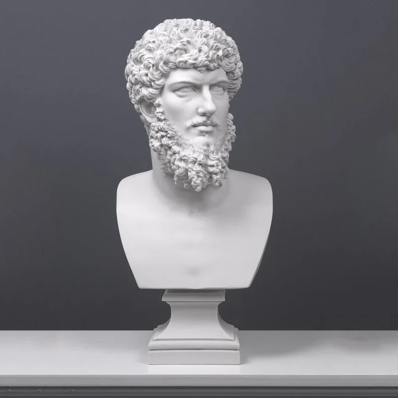 Buste de Lucius Verus - Empereur romain (grande taille) - sculpture en marbre