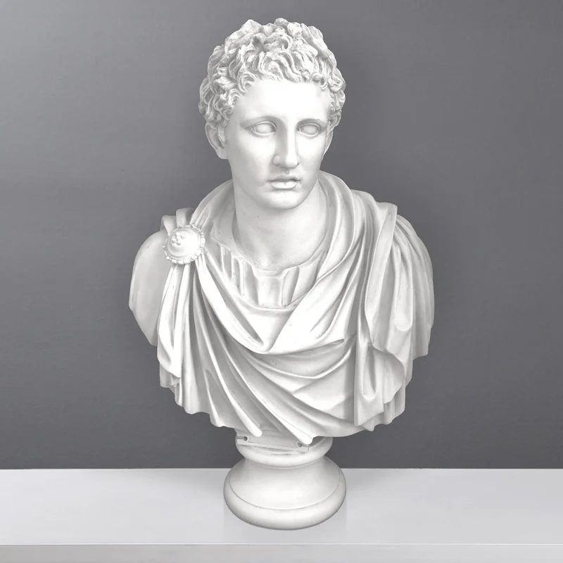 Buste de Marc Antoine - sculpture en marbre