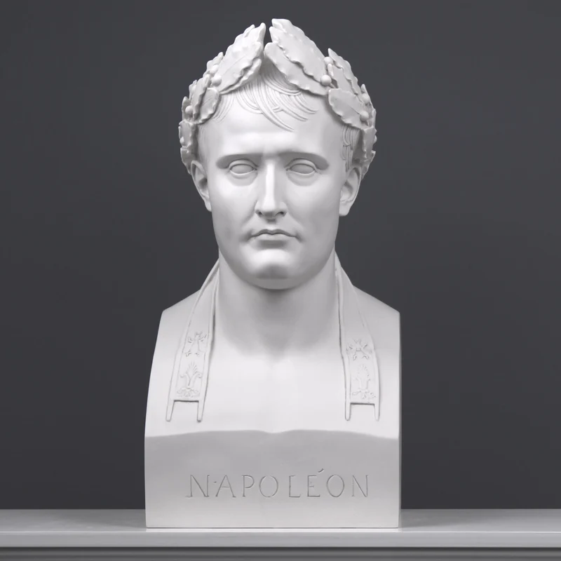 Buste de Napoléon comme César - sculpture en marbre