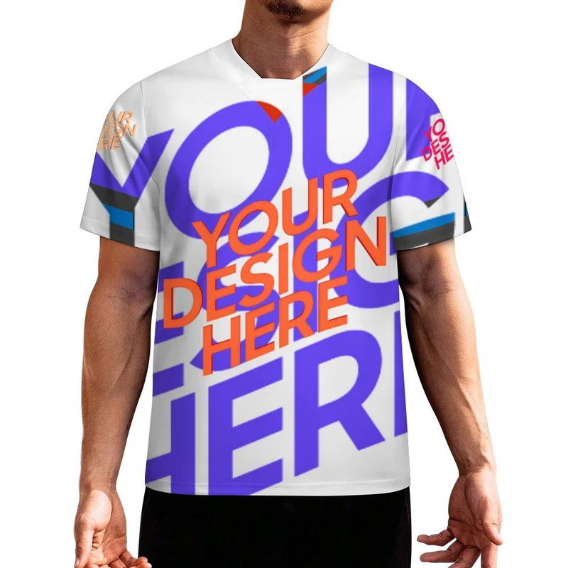 Maillot homme manches courtes S48T personnalisé avec photo texte prénom