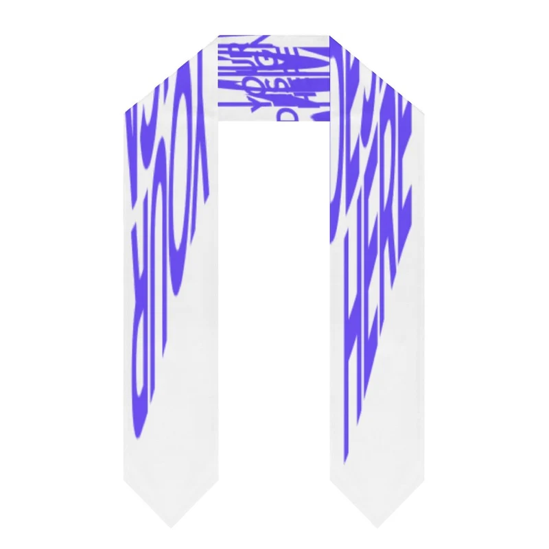Étole et ceinture de remise de diplôme d'honneur classique personnalisé avec photo texte prénom