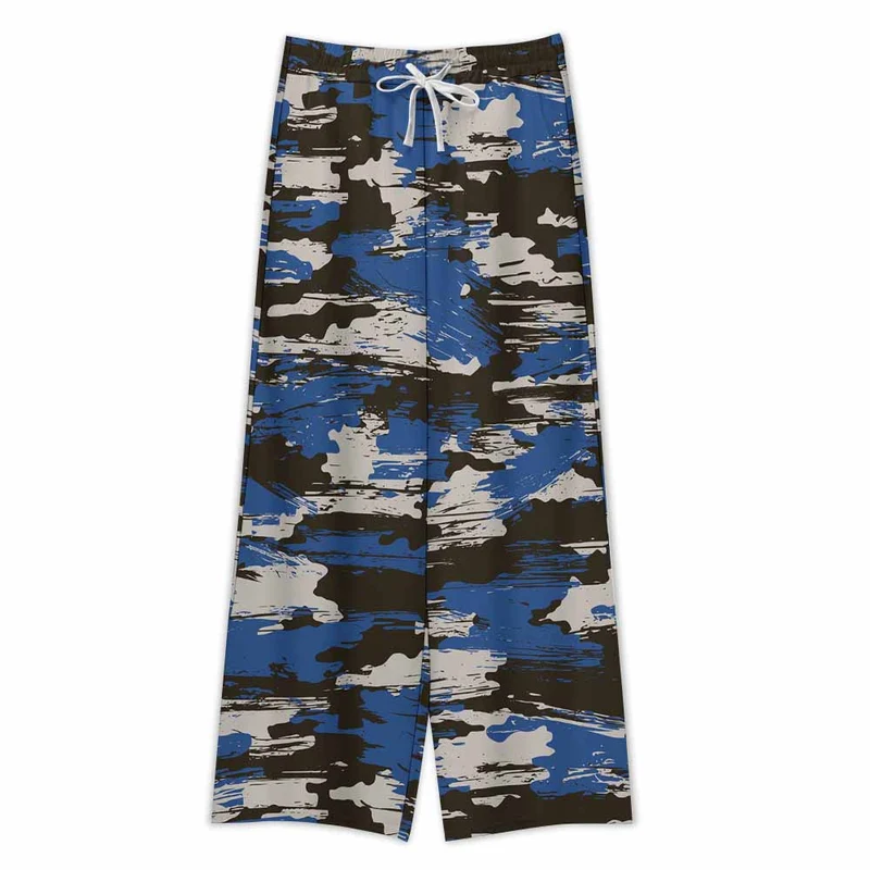 Pantalon droit homme D7P avec cordon personnalisé avec photo texte prénom (conception une image)