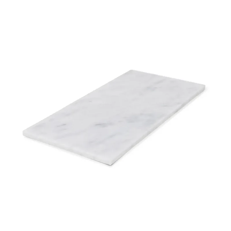 Plateau en Marbre Blanc (Grand)