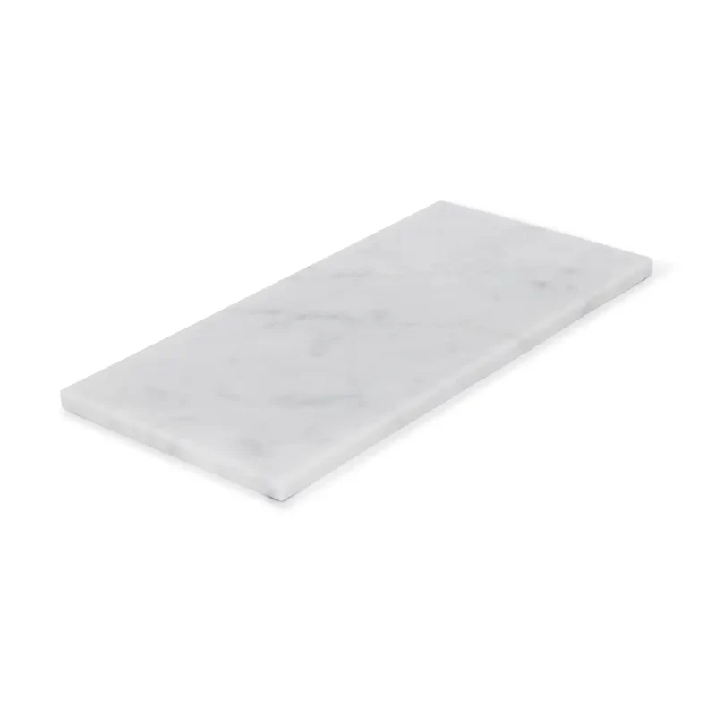 Plateau en Marbre Blanc (Moyen)