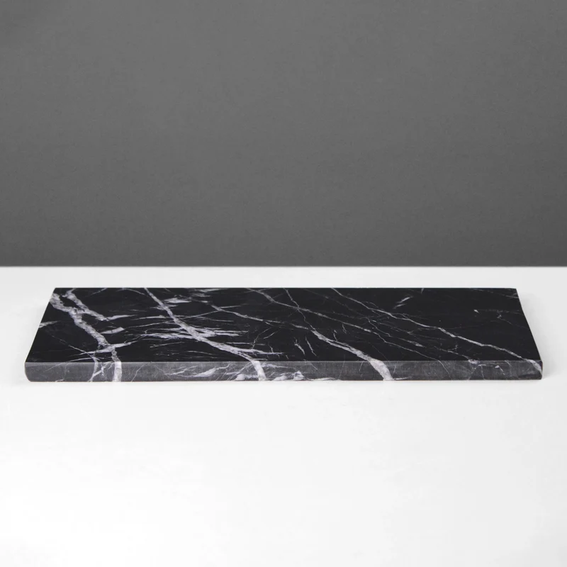 Plateau en Marbre Noir