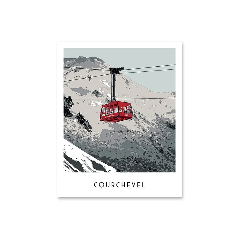 Affiche Courchevel