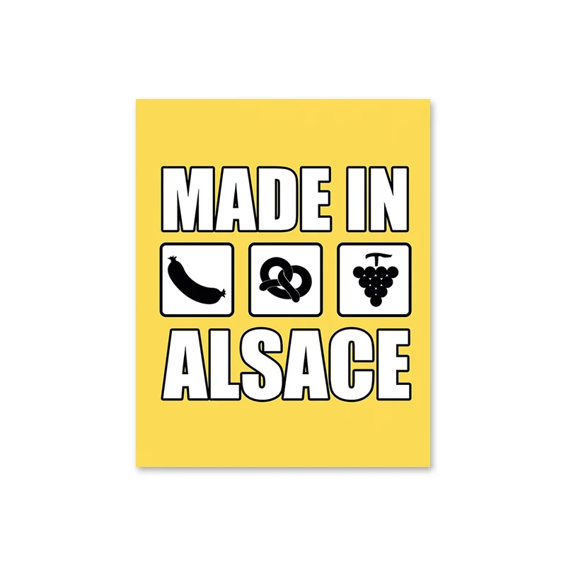 Affiche Made in Alsace