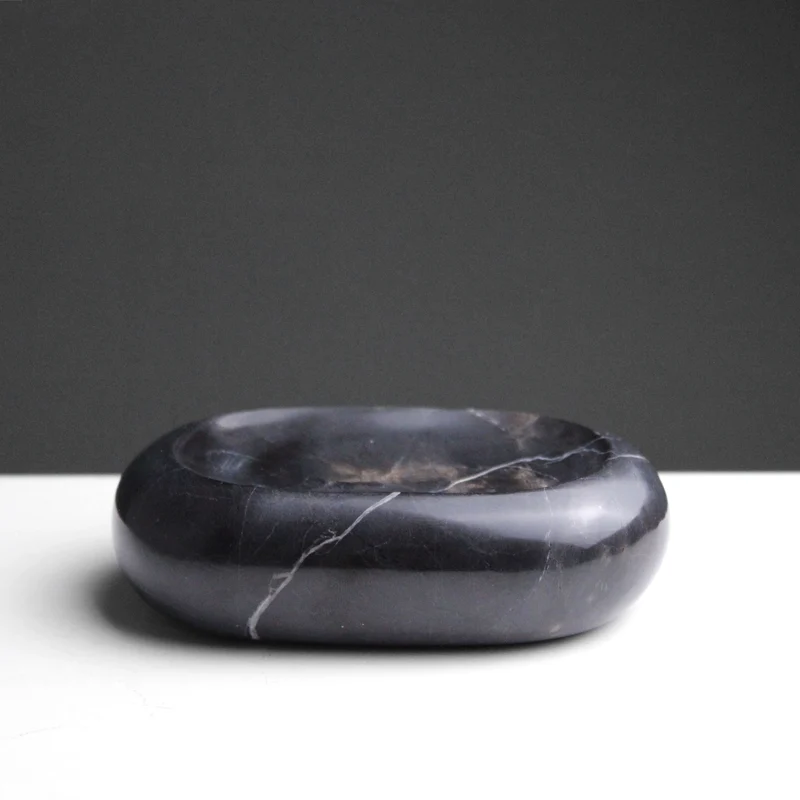 Porte-Savon en Marbre Noir