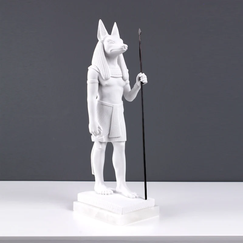 Sculpture Anubis - sculpture en marbre
