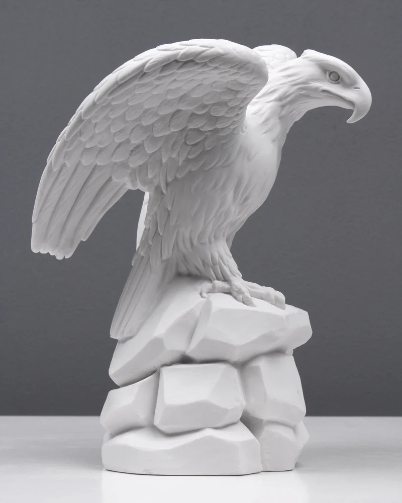 Sculpture d'aigle - sculpture en marbre