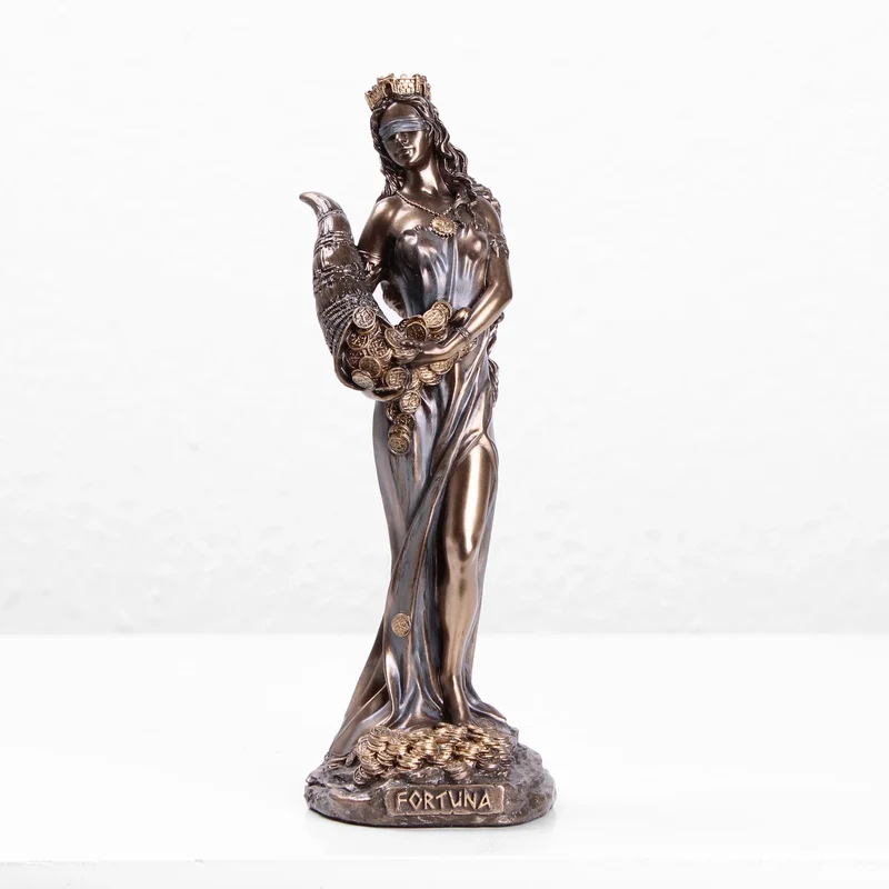 Sculpture de Fortuna (Statue en bronze moulé à froid)