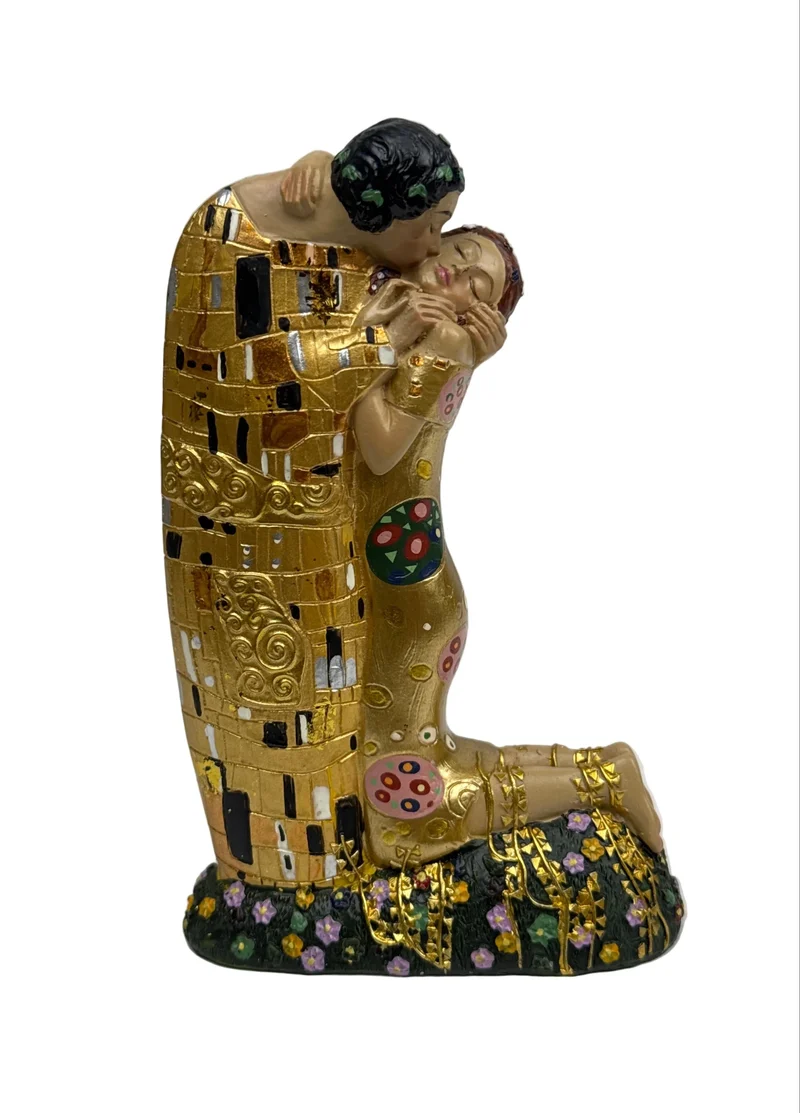 Sculpture de l’Amour – Le Baiser de Klimt (Petite Statue d’Amoureux)