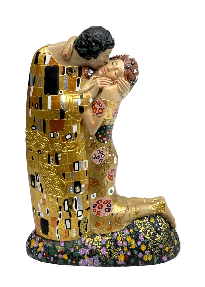 Sculpture de l’Amour – Le Baiser de Klimt (Statue d’Amoureux)