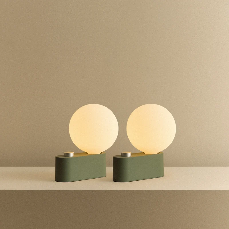 Alumina Multi-Use Lamp in Sage - Set of 2