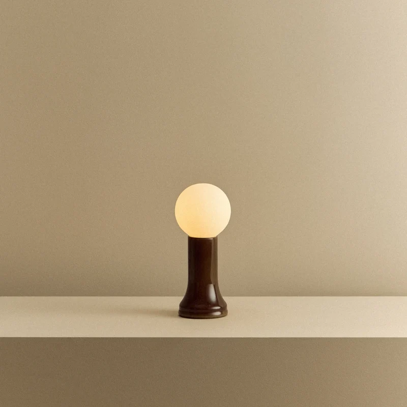 Shore Table Lamp in Bottle Brown